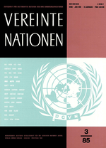 VEREINTE NATIONEN Heft 3/1985