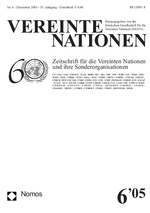 Forster: Nation Building durch die internationale Gemeinschaft